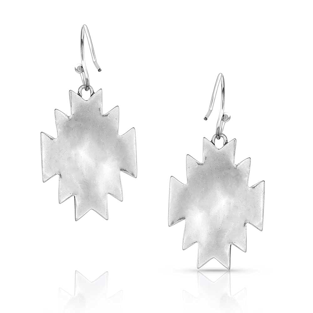 Montana Silversmiths Western Lifestyle Turquoise Dangle Earrings (Star Pendant)