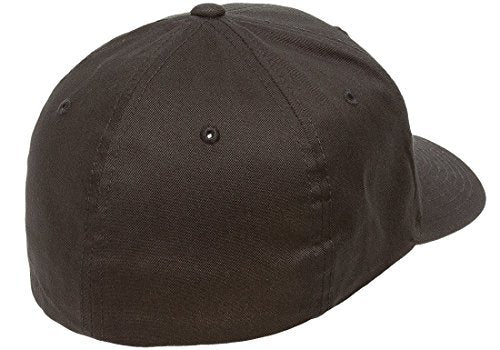 Flexfit V Cotton Twill Fitted Hat 5001 XXL (7 3/8" to 8") - Black