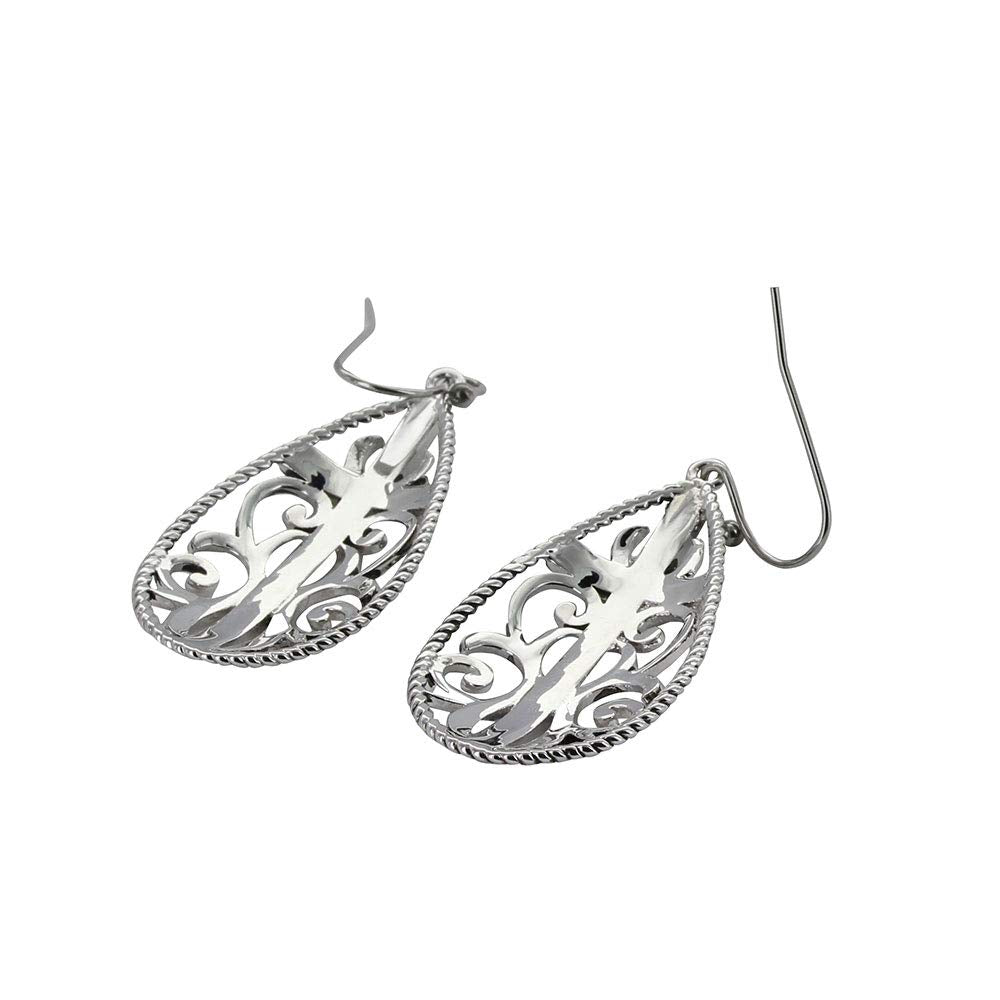 Montana Silversmiths Cross Dangle Earrings (Filigree Water Lights)