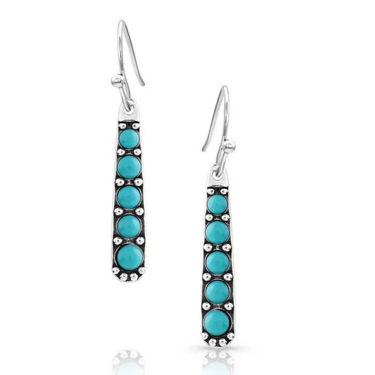 Montana Silversmiths Turquoise Cascade Earrings - ER5719