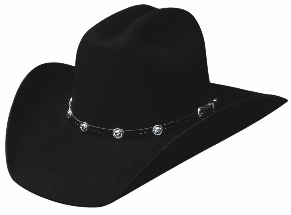 Montecarlo / Bullhide Hats - CONGRESS - 4X Wool Felt Western Cowboy Hat - Black (6-3/4)