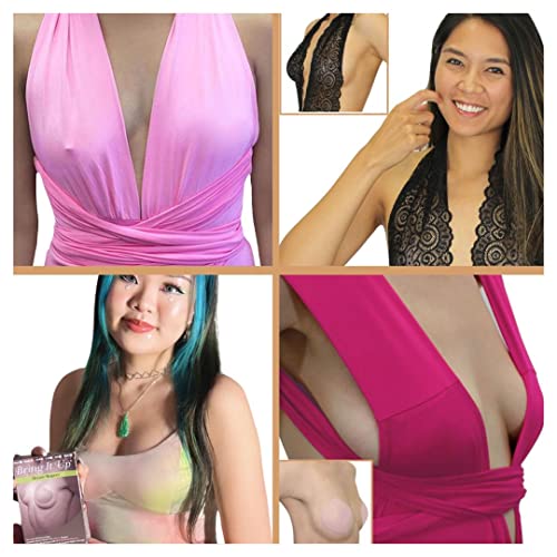 Bring It Up Push Up Sticky Bra, Breast Lifters, Breast Shaper, Adhesive Bra, Nipple Cover, Pasty, Cup Size A-B, Nude