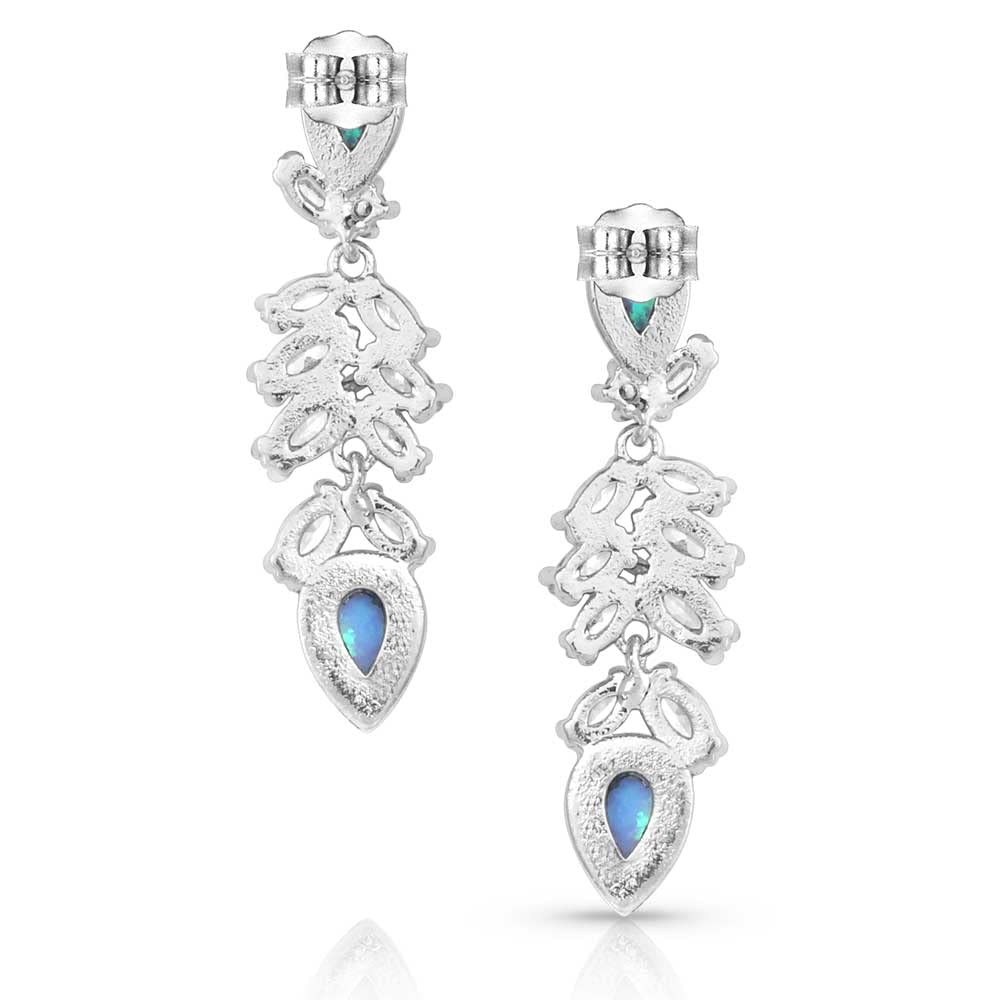 Montana Silversmiths Western Lifestyle Opal Earrings (Mystic Falls Opal Crystal)