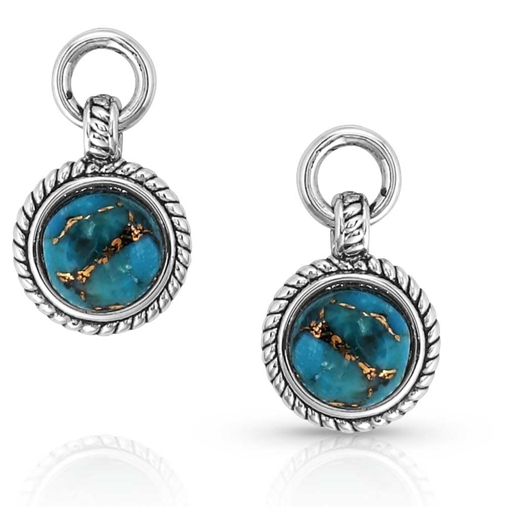 Montana Silversmiths Western Lifestyle Turquoise Post/Stud Earrings (Dream Out West)