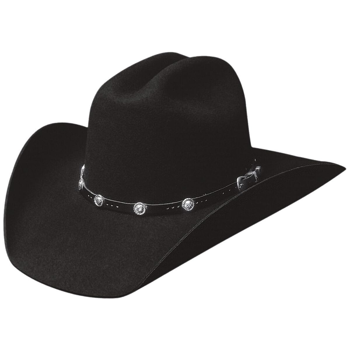 Montecarlo / Bullhide Hats - CONGRESS - 4X Wool Felt Western Cowboy Hat - Black (7-1/4)