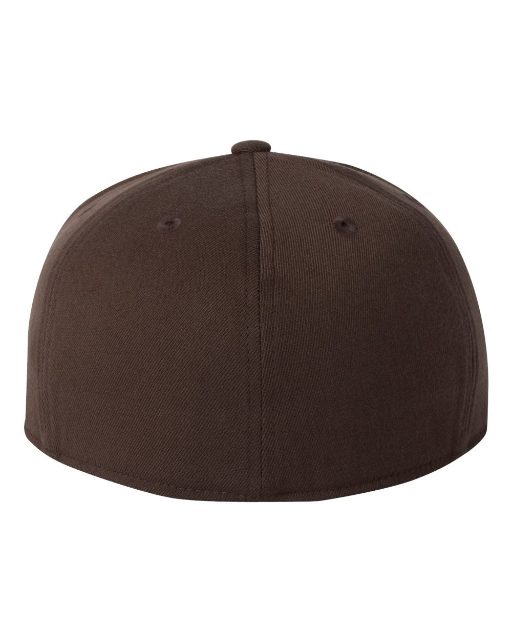 Flexfit The Hat Pros Premium 210 Fitted Flat Brim Baseball Hat w/THP No Sweat Headliner Brown