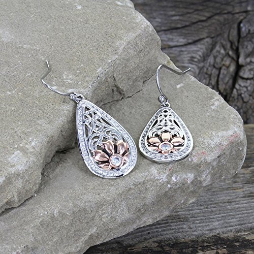 Montana Silversmiths Gates of the Mountains Wildflowers Earrings - ER3941