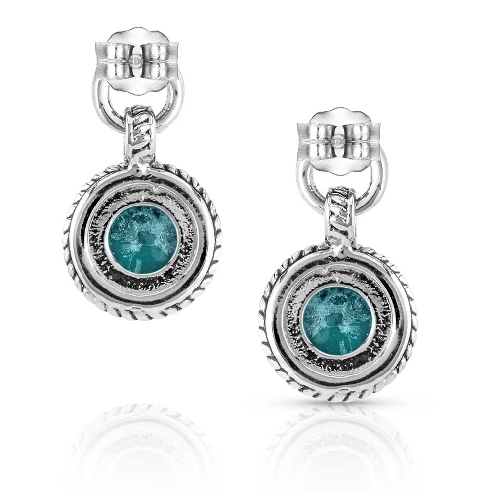 Montana Silversmiths Western Lifestyle Turquoise Post/Stud Earrings (Dream Out West)