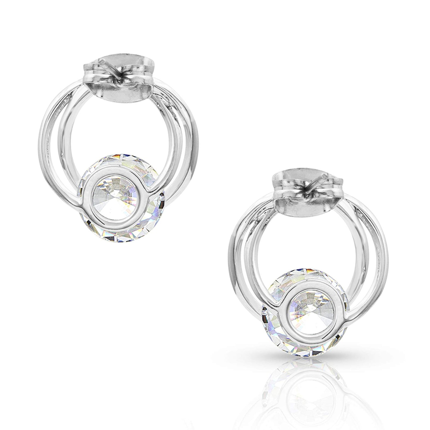 Montana Silversmiths Western Lifestyle Inspired Post/Stud Earrings (Twisting Hold)