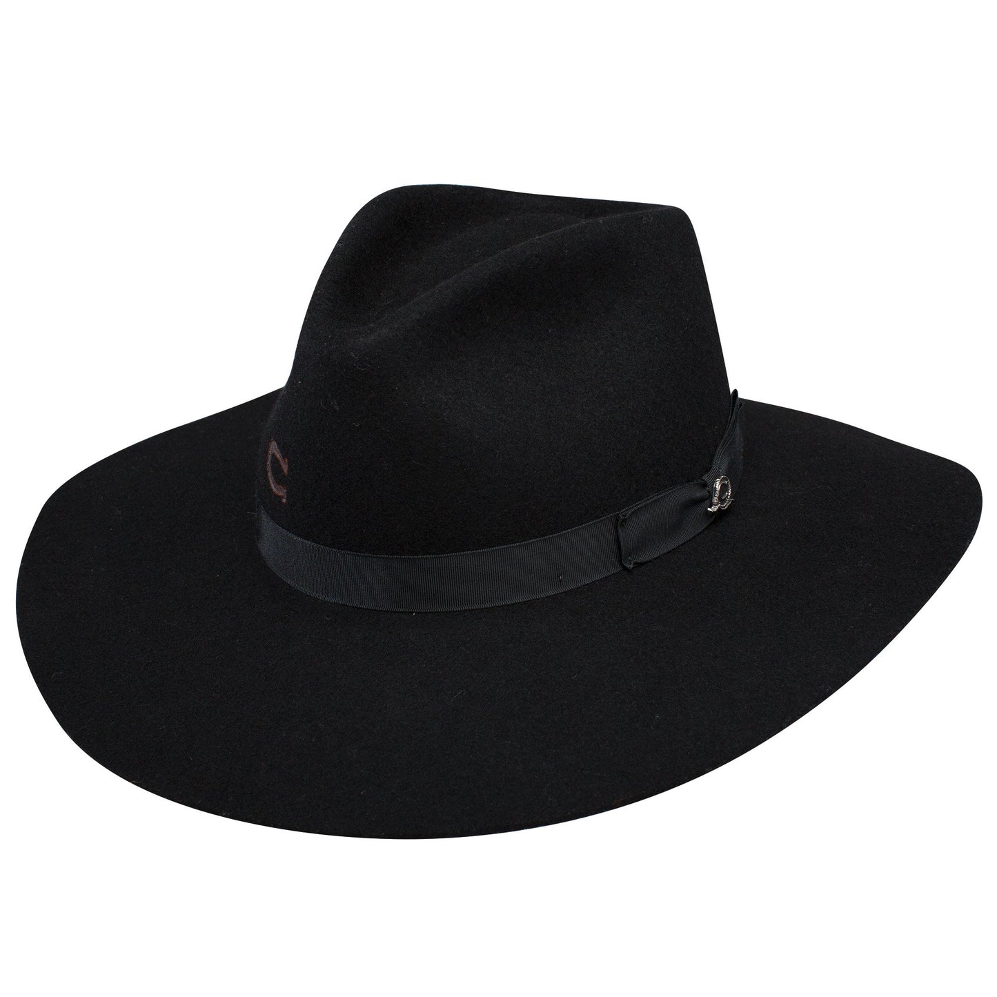 Charlie 1 Horse Hats Women's Black Highway Fashion Hat 3 3/4in Brim Black S