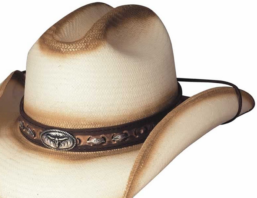 Bullhide "Little Big Horn" Distressed 50X Panama Straw Western Hat 2412N