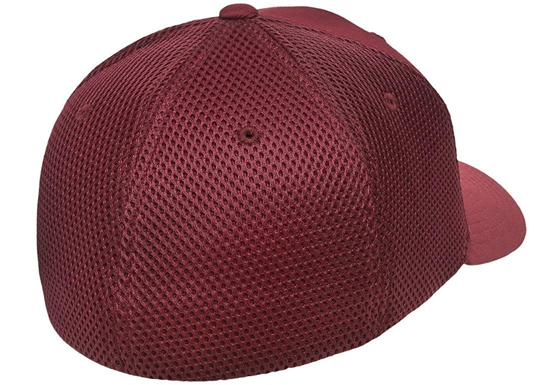Flexfit Ultrafibre Airmesh Fitted Cap, Maroon, XX-Large