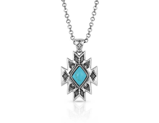 Montana Silversmiths Turquoise Star Pendant Necklace - NC5036