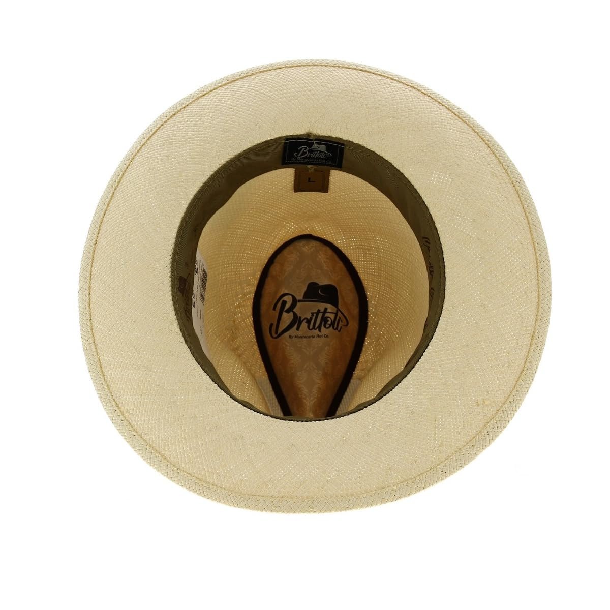 Coastline, Genuine Panama Hat, Brittoli by Montecarlo Hat Co. (Large)