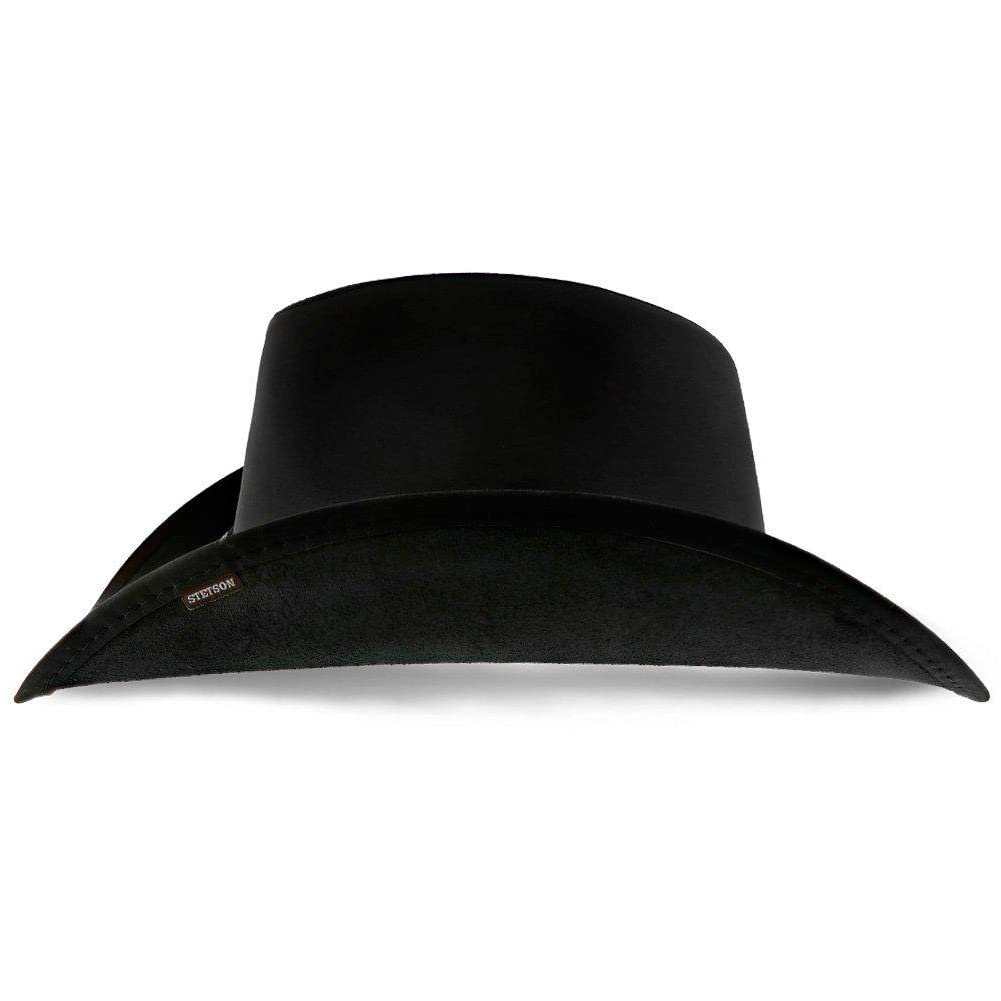 Stetson Men's Roxbury Shapeable Leather Cowboy Western Hat, Rust, Small