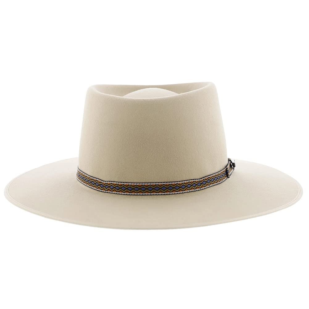 Stetson Men's Yancy Crushable Wool Hatband Outdoor Western Cowboy Hat - Black