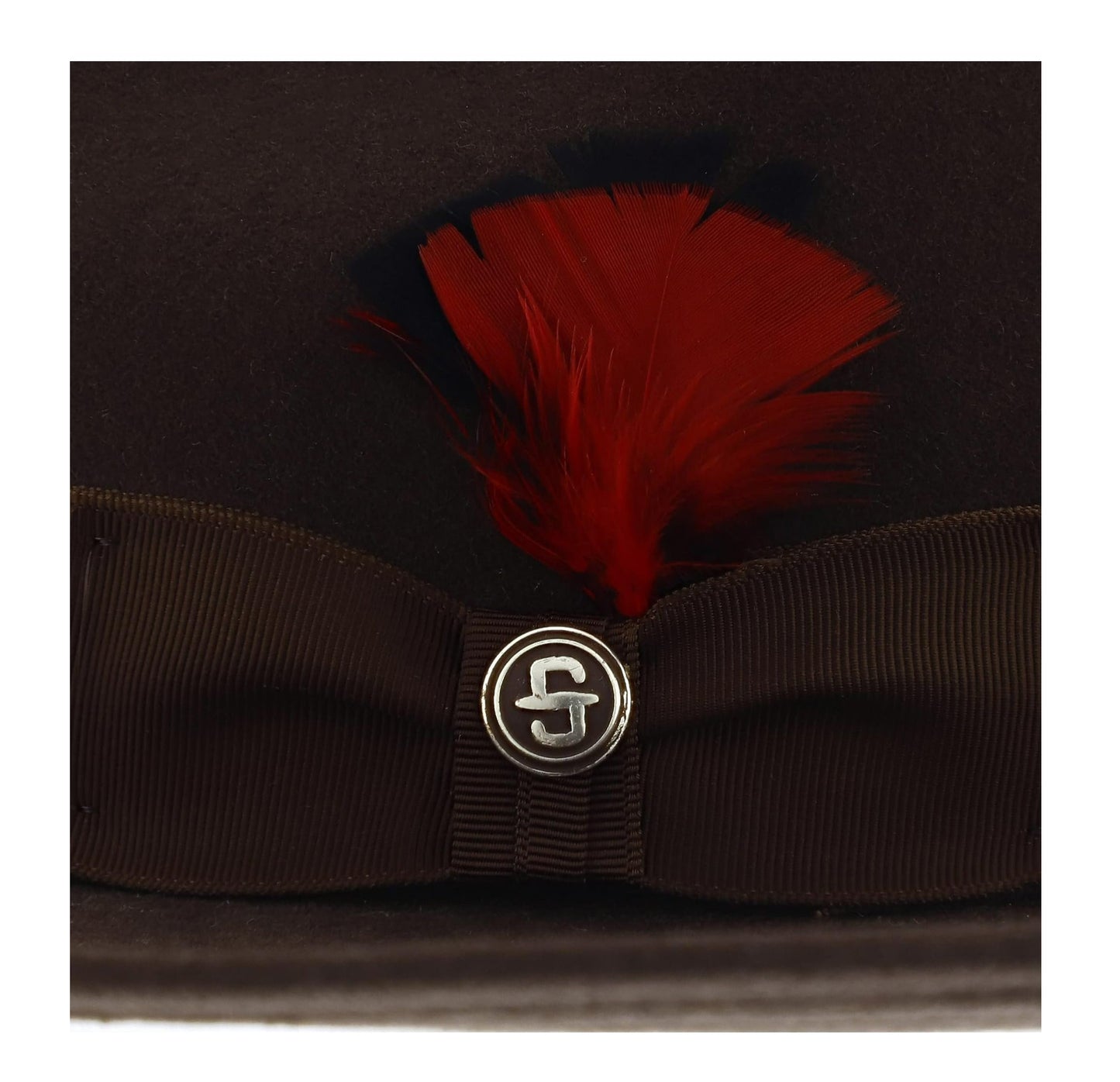 Stetson Men's Gurnee Crushable Soft Wool Felt Fedora Hat | Can Be Packed in a Travel Bag | Grosgrain Ribbon Hatband