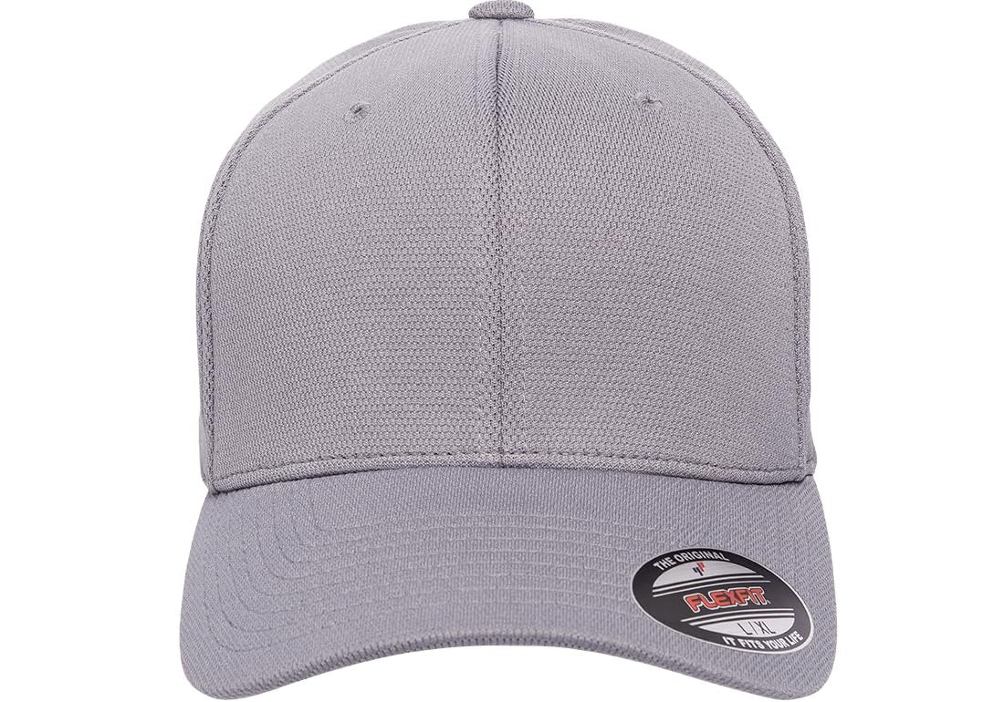 Flexfit Men's Cool & Dry Sport Silver, X-Large-XX-Large
