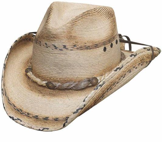 Bullhide Full Speed - Straw Cowboy Hat, Natural/Brown