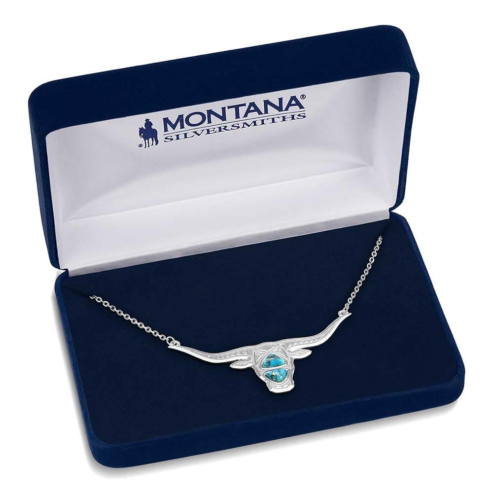 Montana Silversmiths The Longhorn Turquoise Necklace