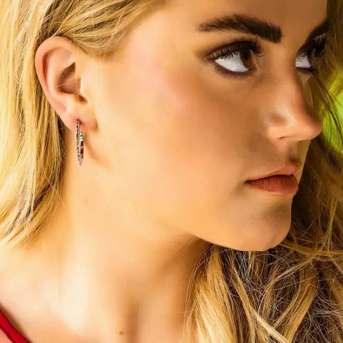 Montana Silversmiths Floral Edge Hoop Earrings - ER5713