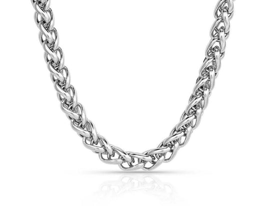 Montana Silversmiths Necklace Mens Wheat Chain Links 21" NC5617