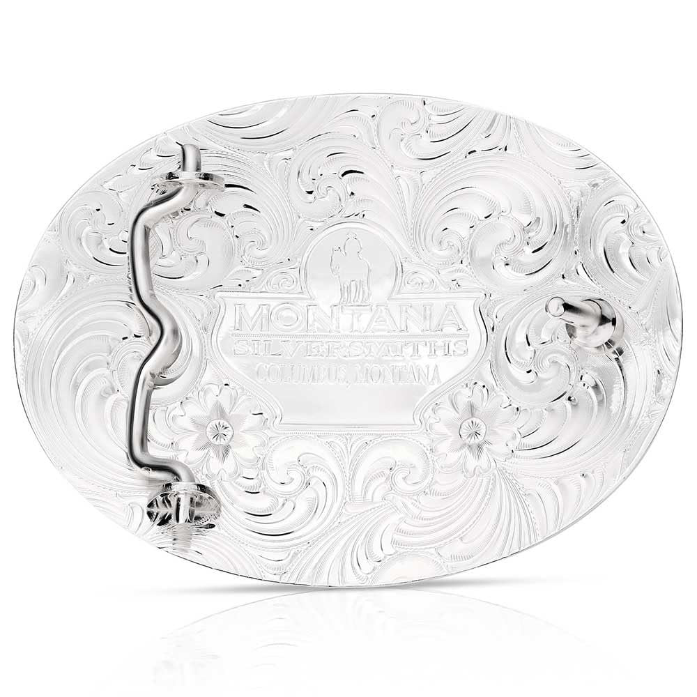 Montana Silversmiths Silver Belt Buckle