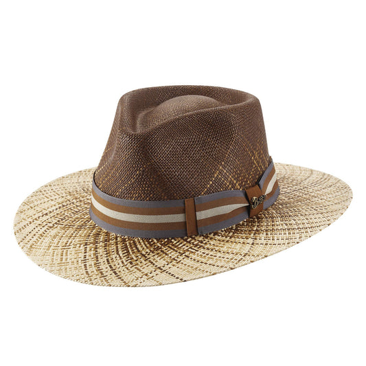 Bullhide Allure Casual Genuine Panamas 2 3/4" Brim Hat in Natural/Chocolate