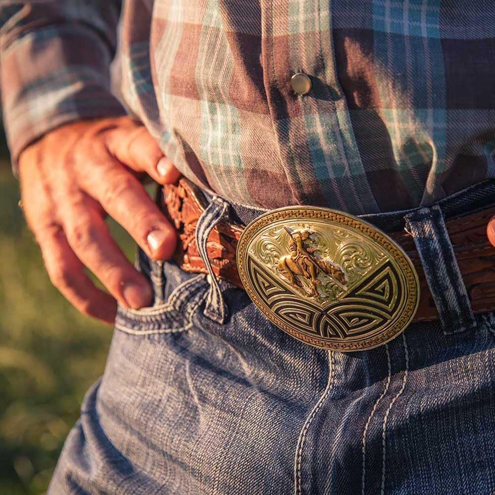 Montana Silversmiths Silver Belt Buckle