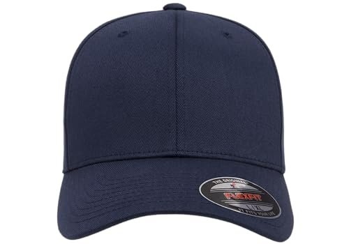 Flexfit Men's Athletic Baseball Fitted Cap Navy