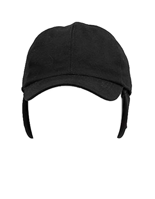 Wigens Wool Storm System Cap with Earflaps BLACK/999 60