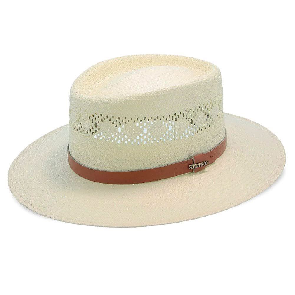 Stetson Natural Brentwood Vented Straw Outdoor Hat OSBTWD-0230