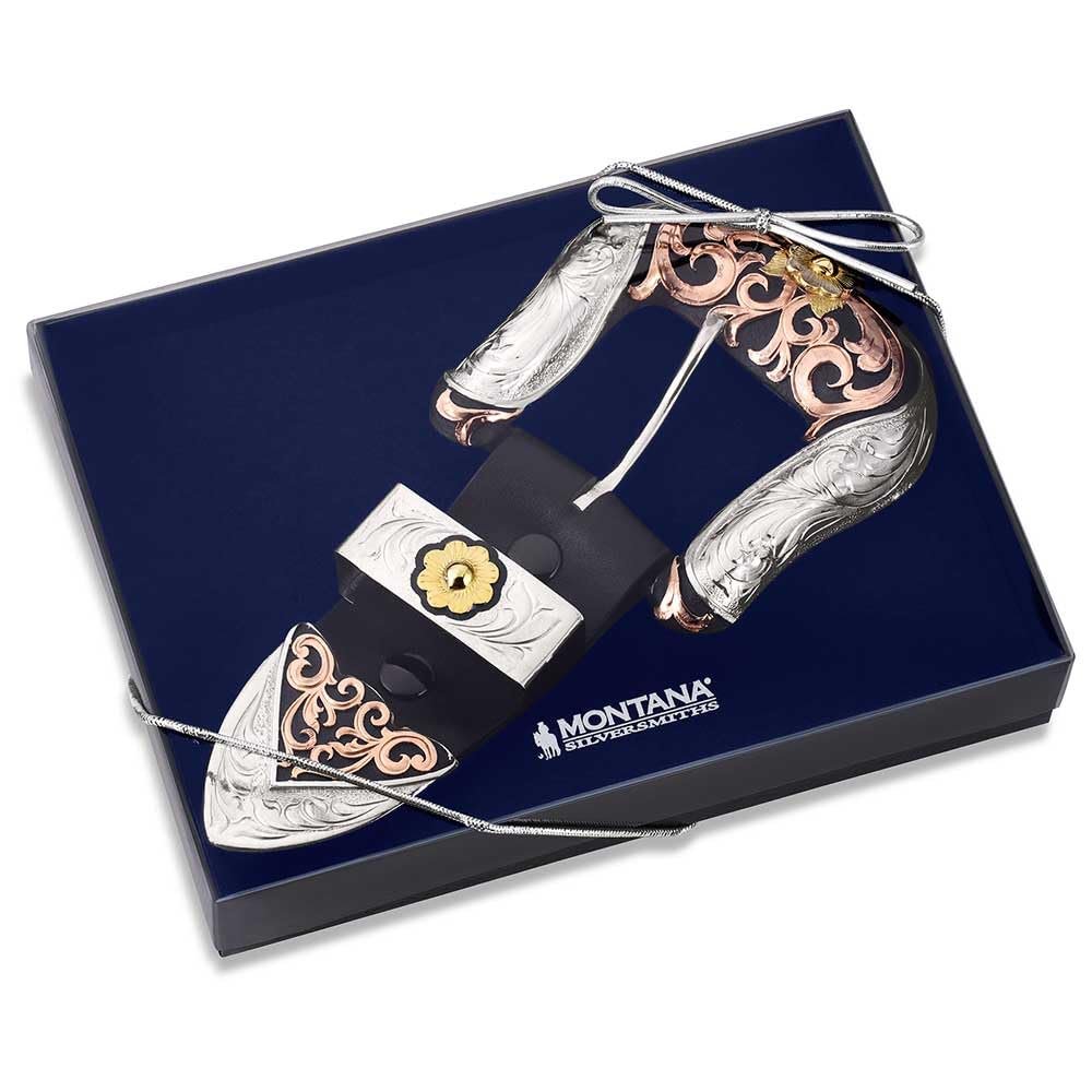 Montana Silversmiths Silver Belt Buckle