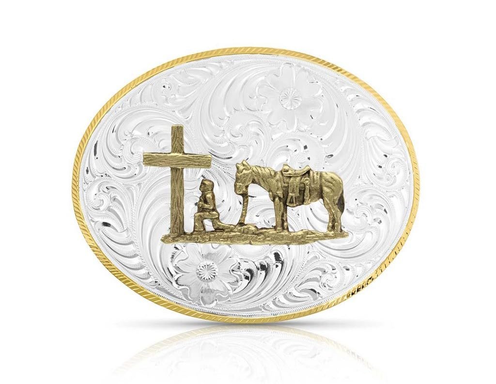 Montana Silversmiths Silver Belt Buckle