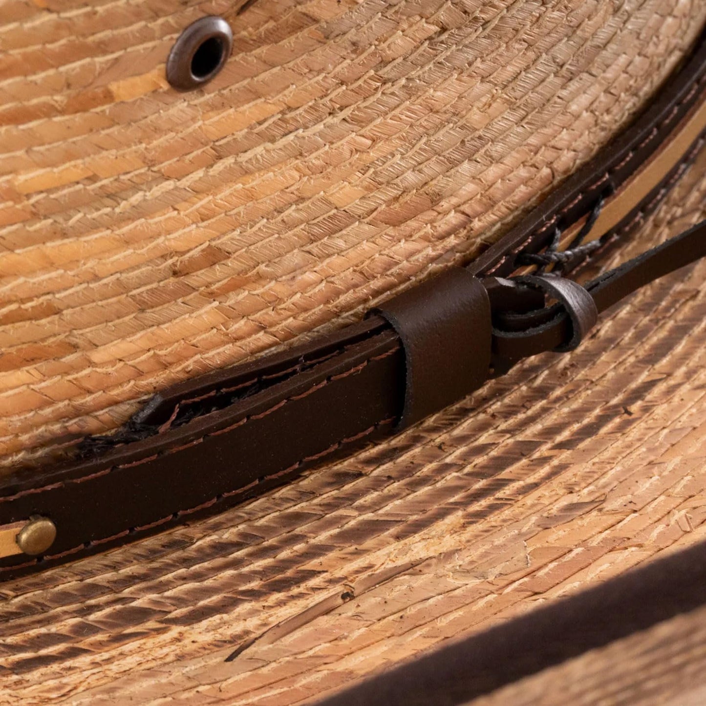 RESISTOL Amarillo Sky Palm 4-1/8" Brim Straw Cowboy Hat Palm