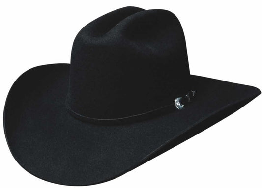 Bullhide Hats 0350BL Rodeo Round- Up Ruidoso 6X Black Cowboy Hat