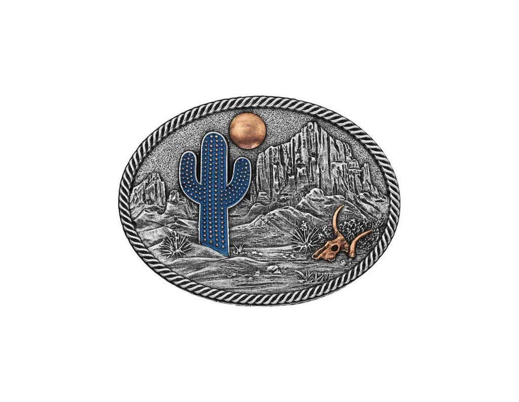 Montana Silversmiths Men's Copper Buffalo Indian Head Nickel Belt Buckle - 4050Blb-941L