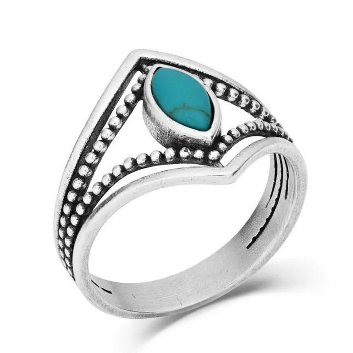 Montana Silversmiths Ring Womens Turquoise Mirage Stone RG5692