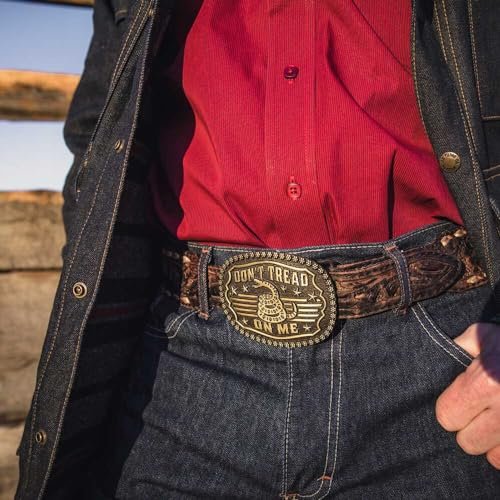 Montana Silversmiths Unisex Gadsen Snake Heritage Attitude Buckle - A902 One Size