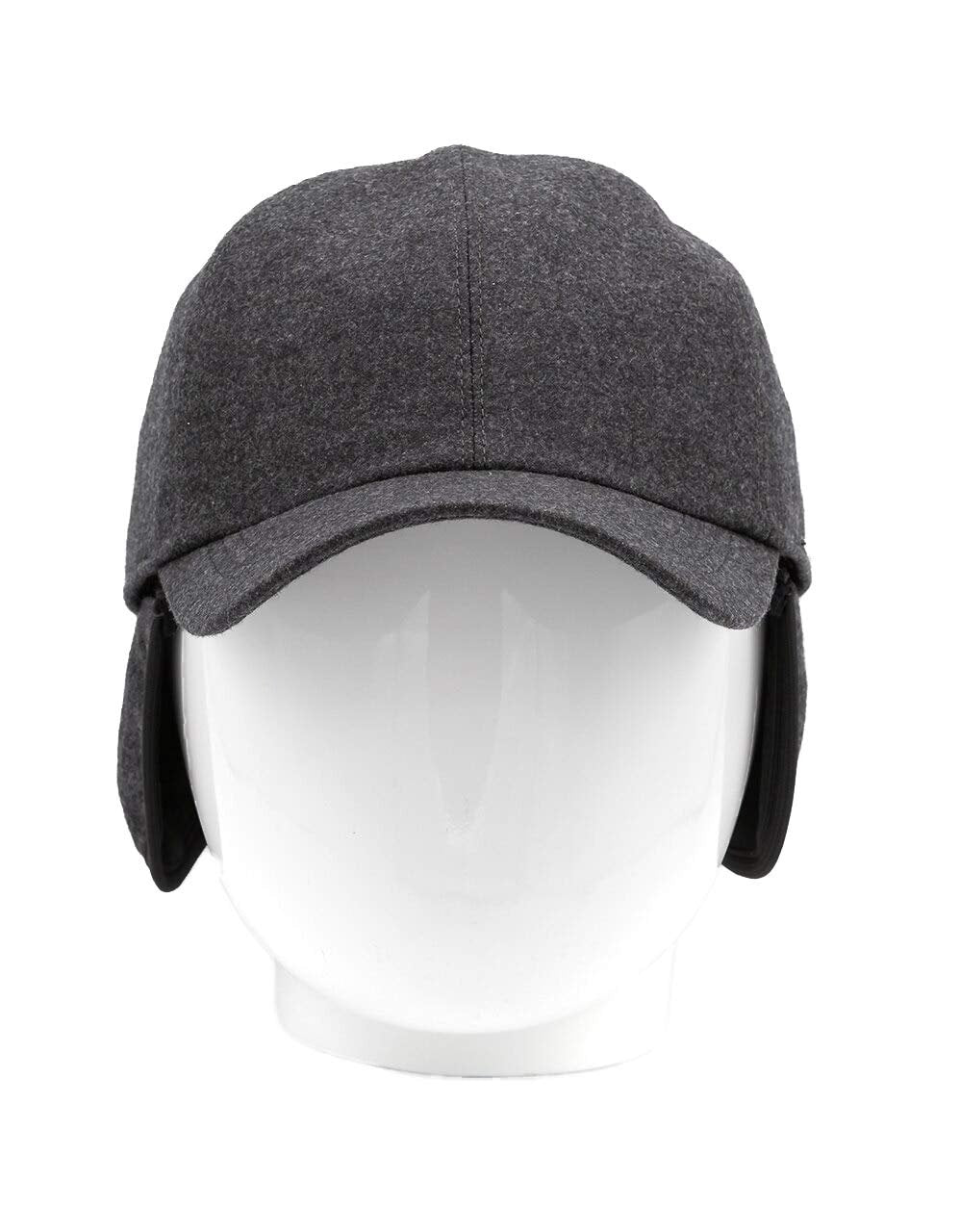 Wigens Wool Storm System Cap with Earflaps BLACK/999 60