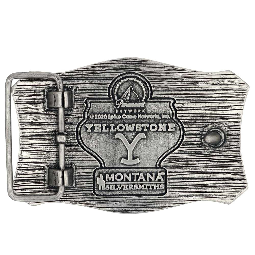 Montana Silversmiths Officially Licensed Yellowstone Attitude Belt Buckle (A911YEL)