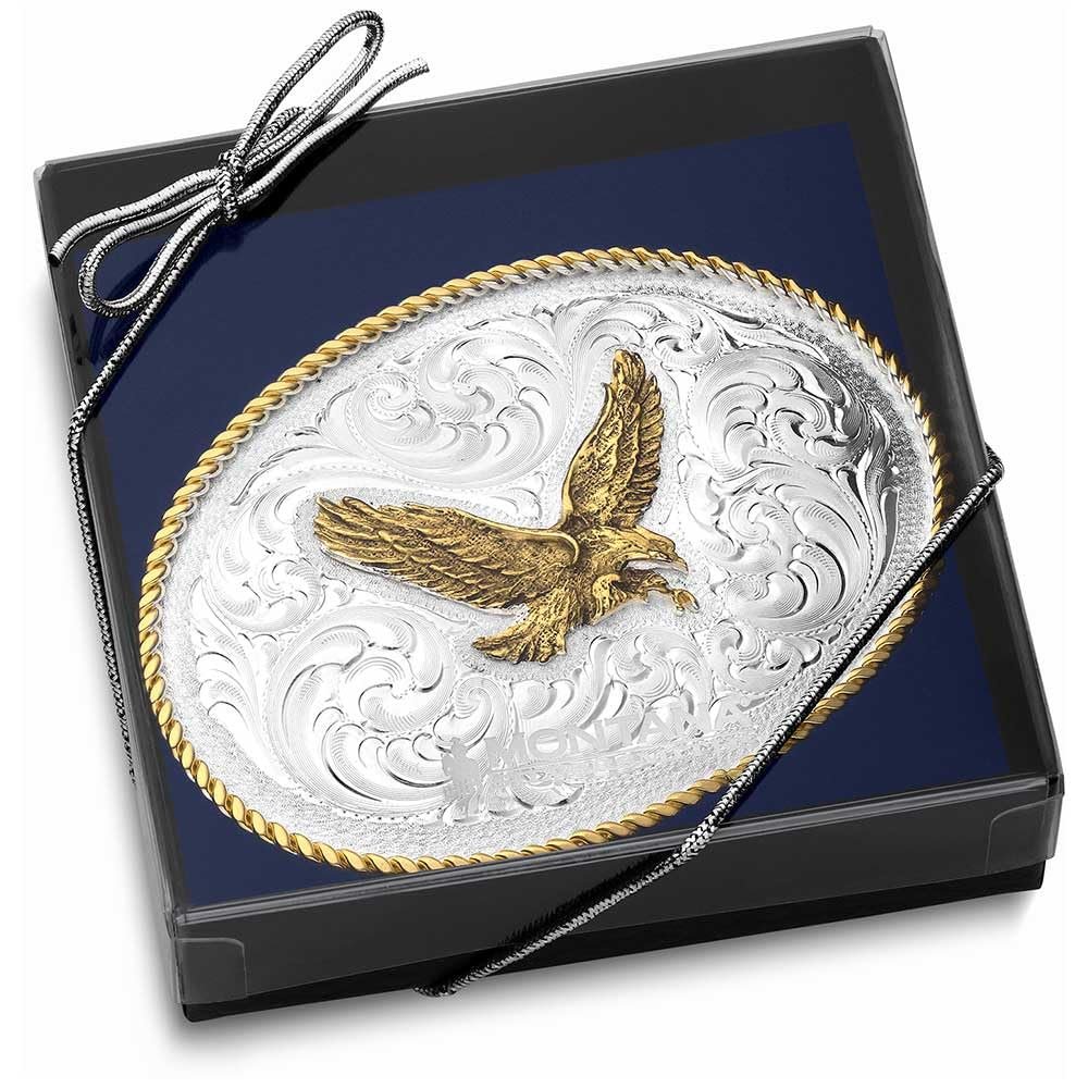 Montana Silversmiths Silver Belt Buckle