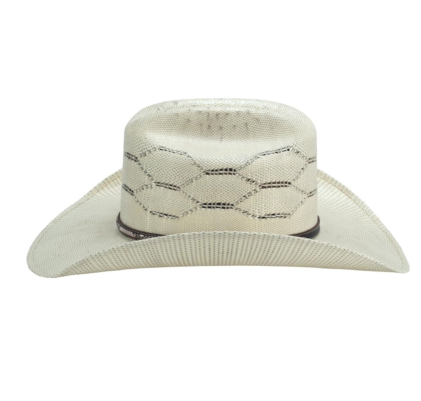 Bullhide Rodeo Round Up Straw Collection King Cobra 20X Cowboy Hat in Size 7 5/8 Natural
