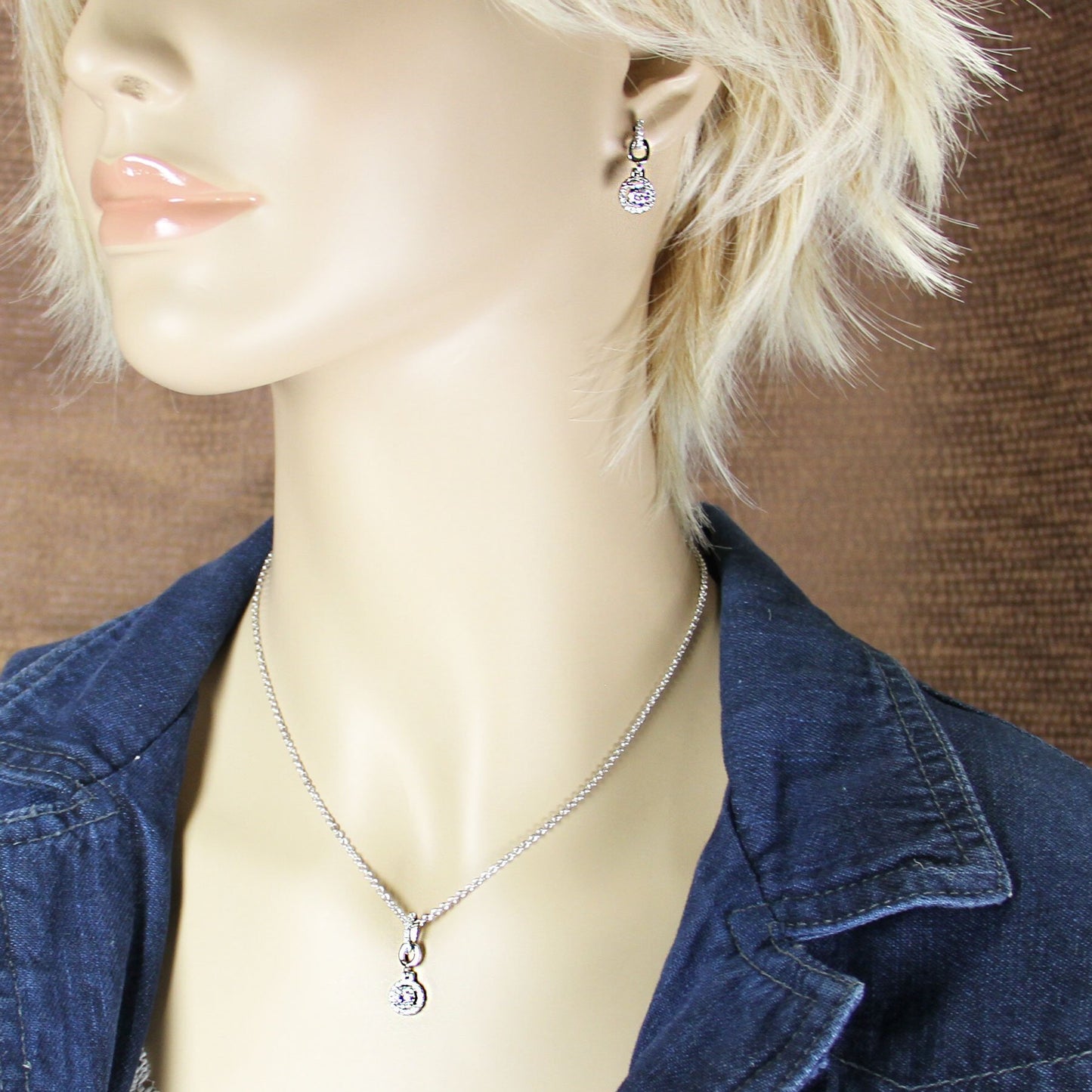 Montana Silversmiths Halo and Horseshoes Jewelry Set - JS3808