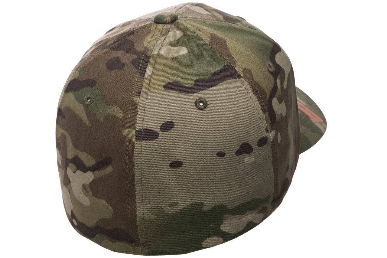 Flexfit Multicam Camo 6 Panel Baseball Cap Officially Licensed Multi-Cam Pattern (XX-Large, Multicam)