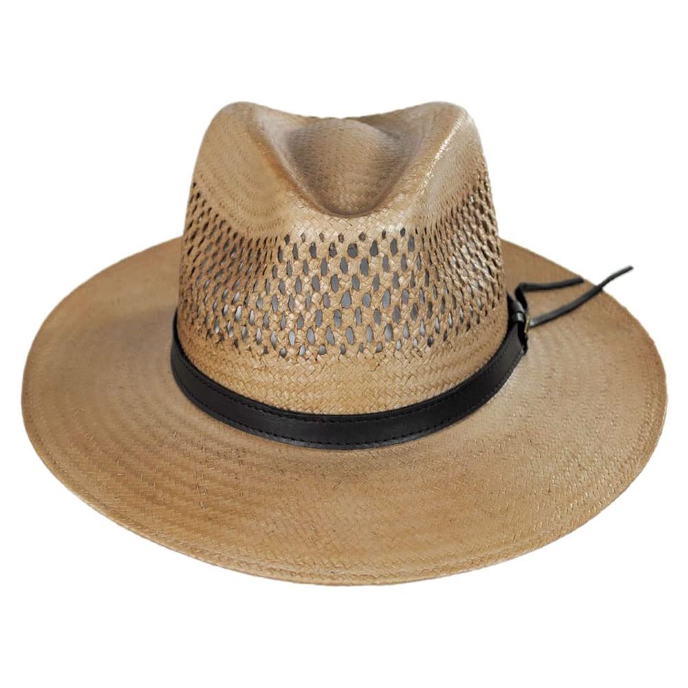Stetson Men's Peak View Outdoor Straw Hat, Cooper, X-Large