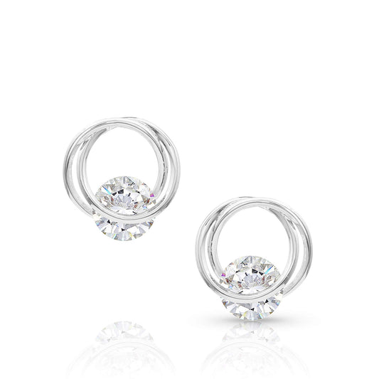 Montana Silversmiths Western Lifestyle Inspired Post/Stud Earrings (Twisting Hold)