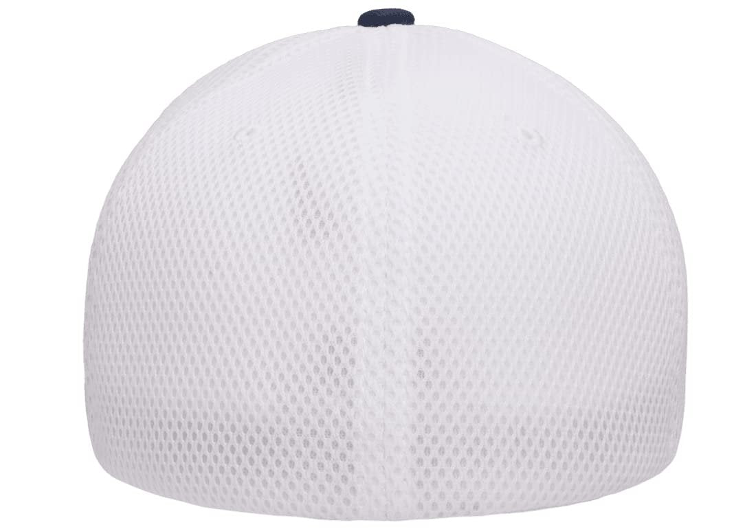 Flexfit 6533 Ultrafibre & Airmesh Fitted Cap Navy/White 2-Tone, XXL