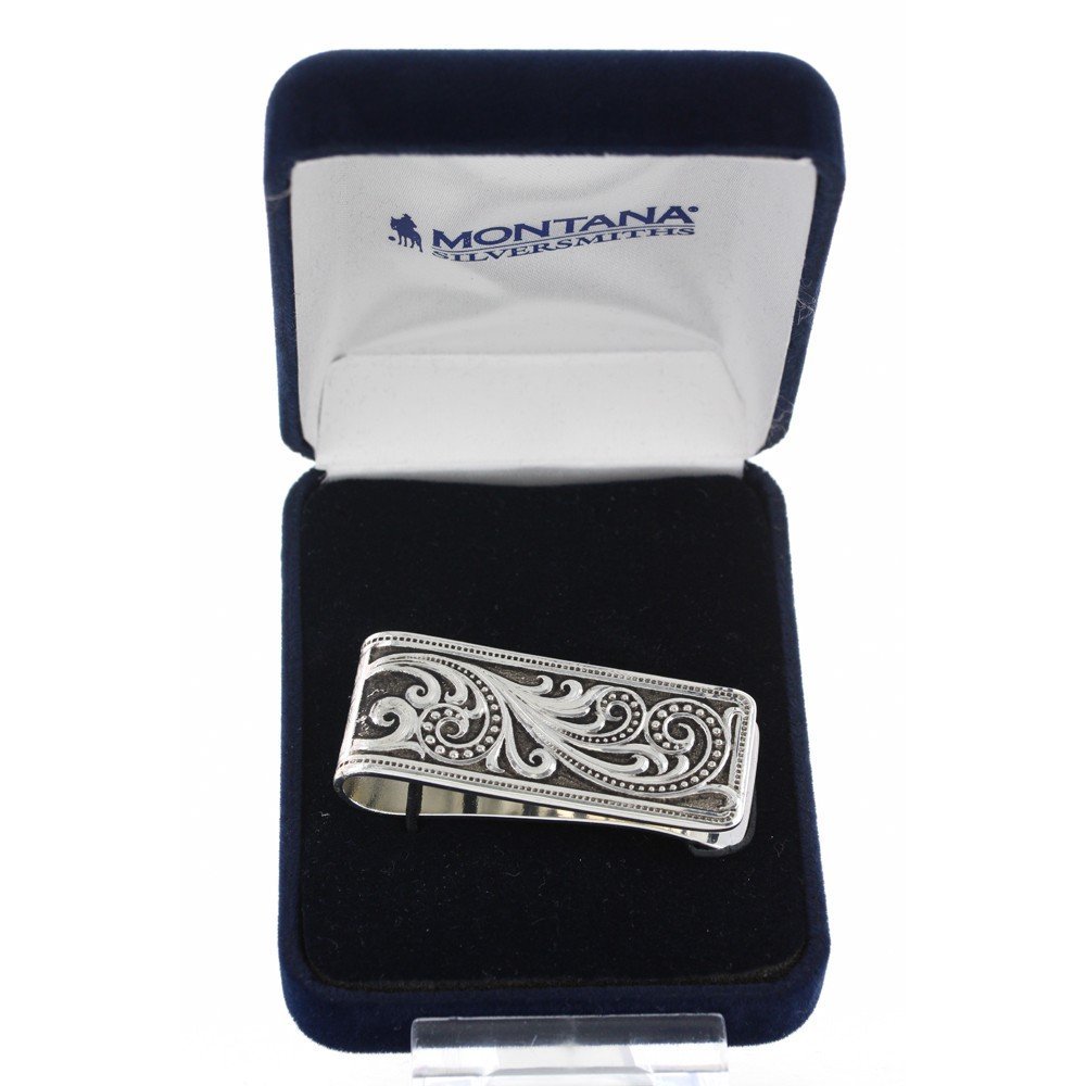 Montana Silversmiths Men's Western Lace Whisper Money Clip - Mcl16rts