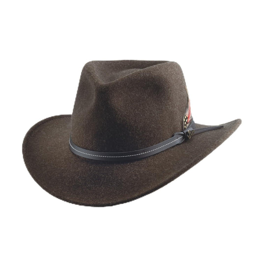 Bullhide Casual Felts Outdoor Felt Hats Evanston Cowboy Olive Hat